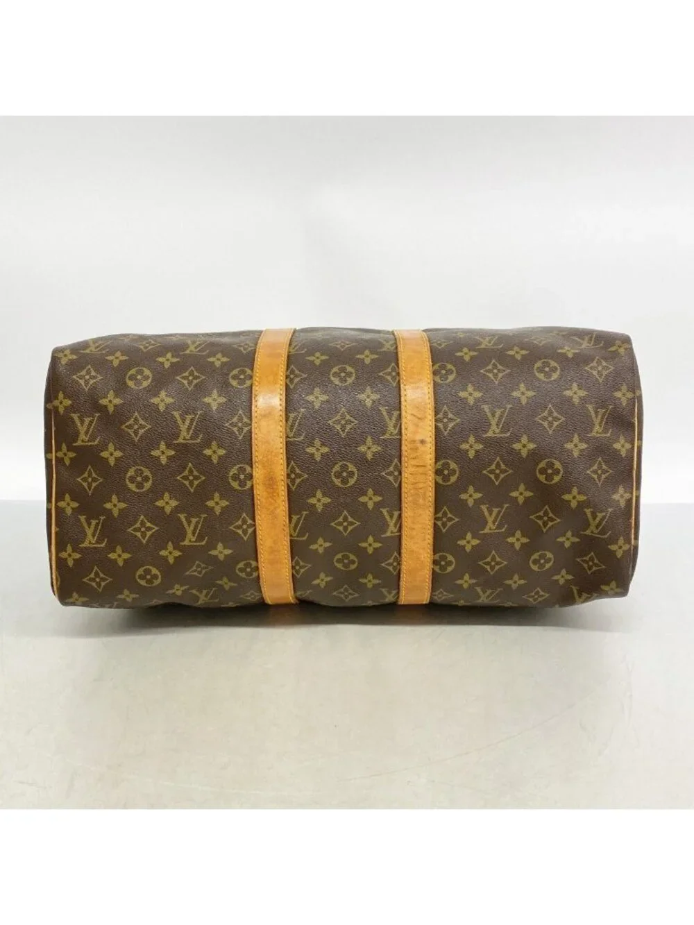 Louis Vuitton Boston Bag Monogram Keepall 45 Brown